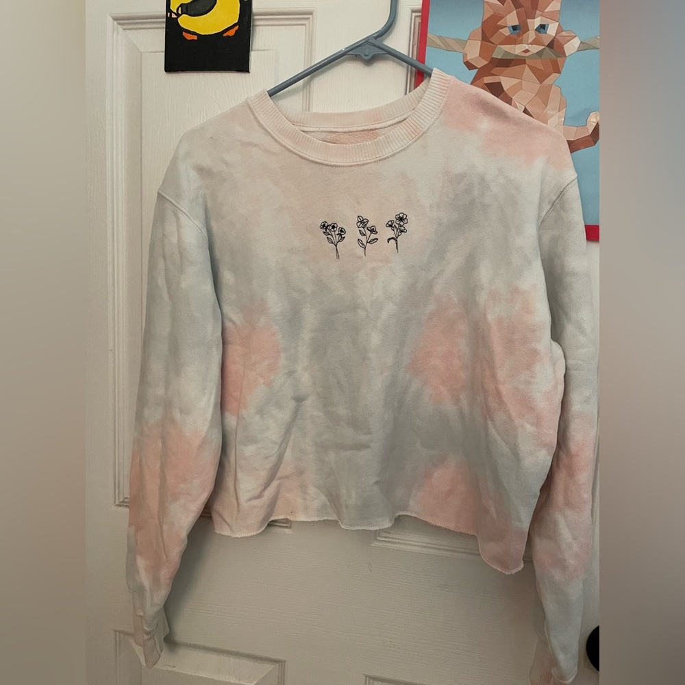 Hollister cropped sweatshirt